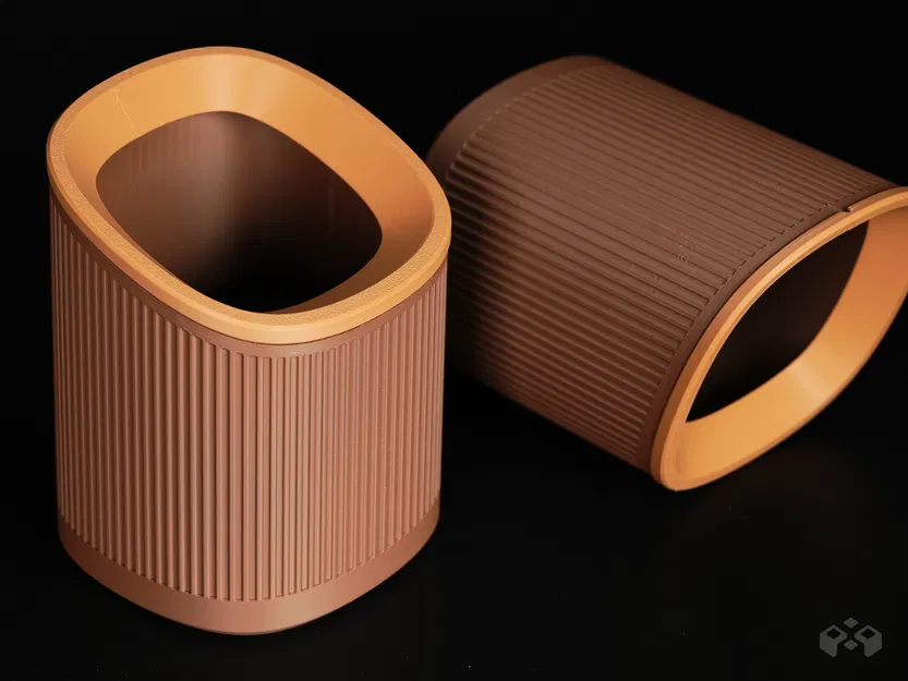 Thùng Rác Để Bàn SUTTO - Thiết Kế Gân - Image 8