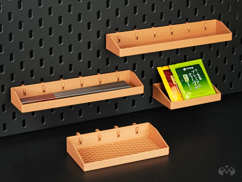 Khay kệ SKÅDIS - Vỉ pegboard họa tiết Asanoha - Image 3