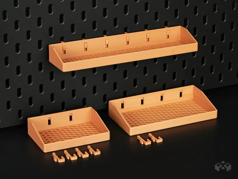 Khay kệ SKÅDIS - Vỉ pegboard họa tiết Asanoha - Image 4