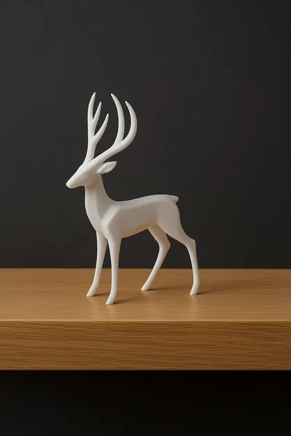 Tượng Hươu Tối Giản Phong Cách Bắc Âu Hiện Đại - Image 2