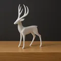 Tượng Hươu Tối Giản Phong Cách Bắc Âu Hiện Đại - Thumbnail 2