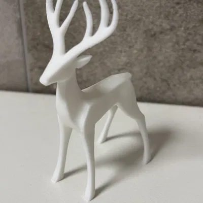 Tượng Hươu Tối Giản Phong Cách Bắc Âu Hiện Đại