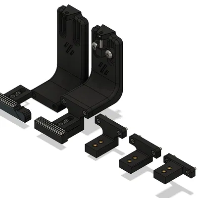 Voron Trident: Đế cọ rửa béc phun và chỗ đậu