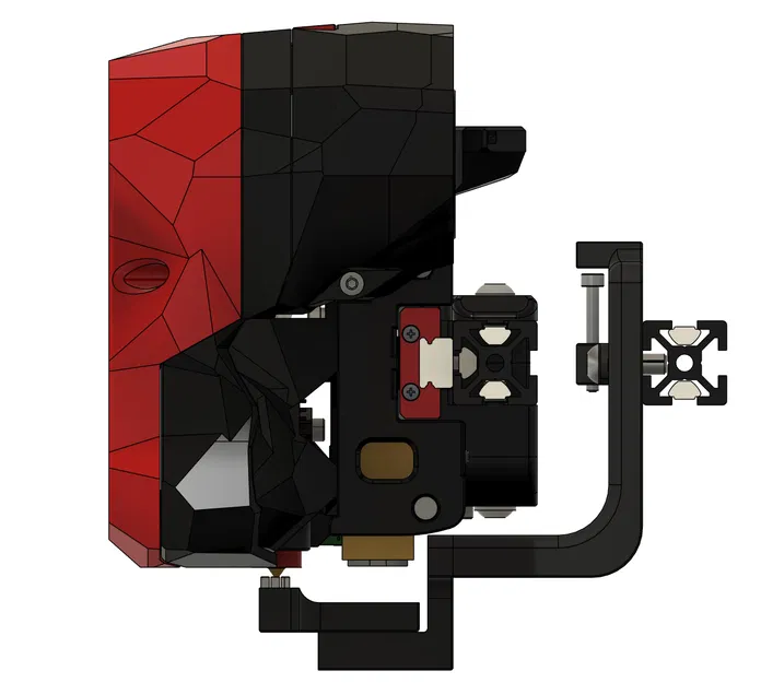 Voron Trident: Đế cọ rửa béc phun và chỗ đậu - Image 3