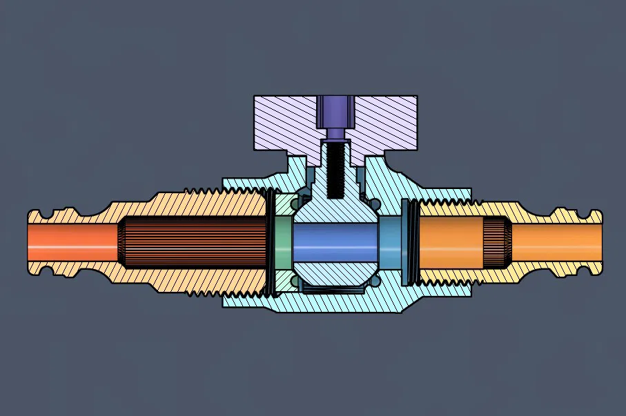 Van Bi (Ball Valve) Dùng Cho Nối Ống - Image 2
