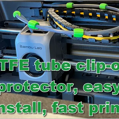 Chặn bảo vệ ống PTFE cho BambuLab P2S / P1S / X1C, không cần riser!