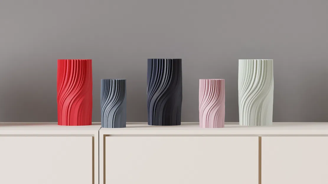 Lọ Hoa Hiện Đại - Kiểu Dáng Xoắn Thanh Lịch - Image 3