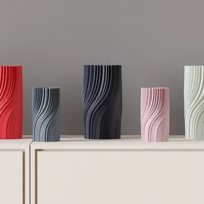 Lọ Hoa Hiện Đại - Kiểu Dáng Xoắn Thanh Lịch