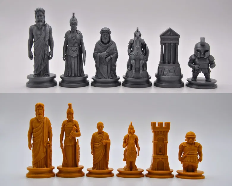 Bộ Cờ Vua Hy Lạp Cổ đại vs La Mã Cổ đại - Image 1