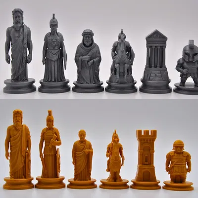 Bộ Cờ Vua Hy Lạp Cổ đại vs La Mã Cổ đại