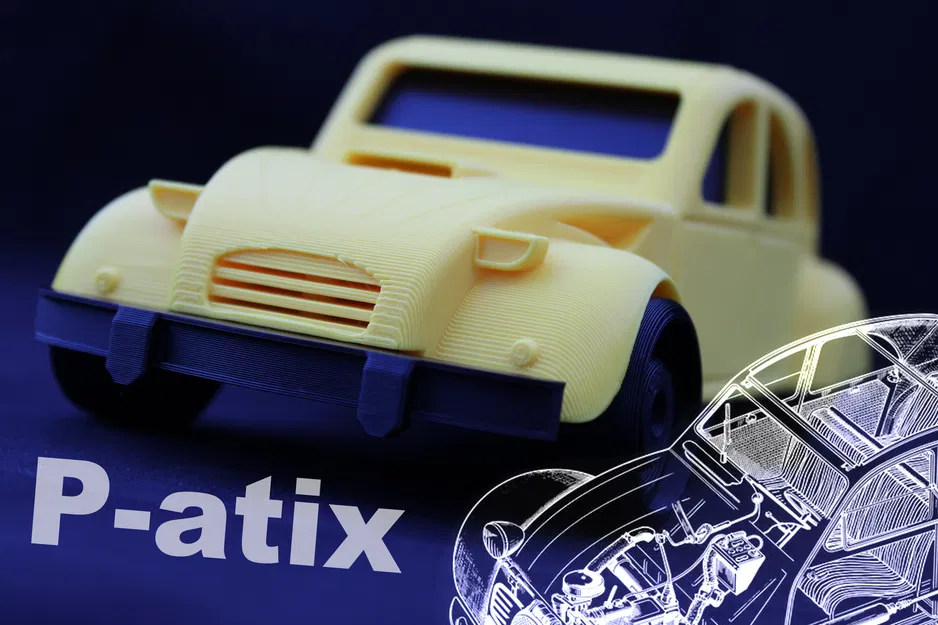 Mô Hình Citroen 2CV SuperDuck Siêu Ngầu - Image 1