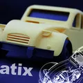 Mô Hình Citroen 2CV SuperDuck Siêu Ngầu - Thumbnail 1