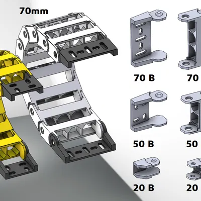 Nắp Chuỗi Dẫn Cáp Năng Lượng