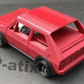 Mô hình Golf GTI mk1 dạng thẻ bài đơn giản - Thumbnail 6