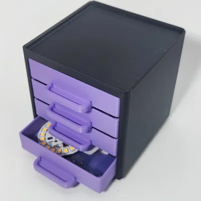 Khung Gridfinity 4 Hộc Tủ 2x2x12