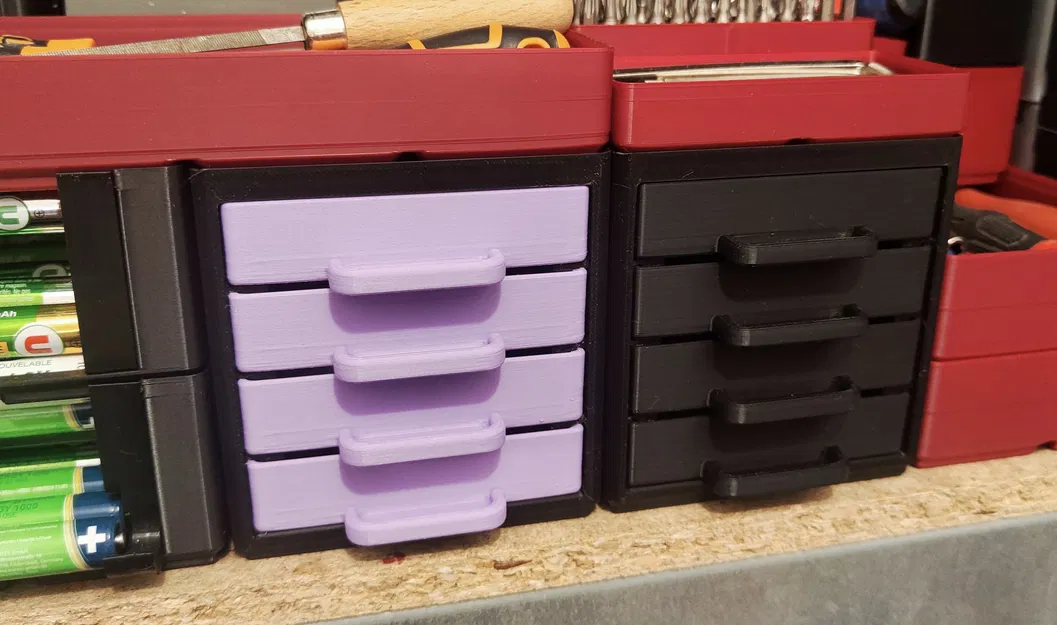 Khung Gridfinity 4 Hộc Tủ 2x2x12 - Image 2