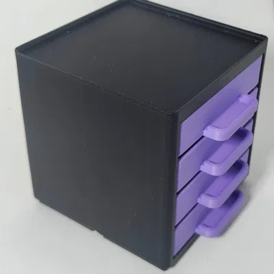 Khung Gridfinity 4 Hộc Tủ 2x2x12