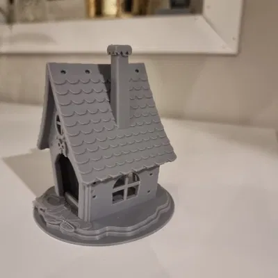 Ngôi Nhà Đèn Trà Mini Ấm Cúng