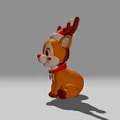 Tuần Lộc Giáng Sinh Mini Ngồi - Thumbnail 2