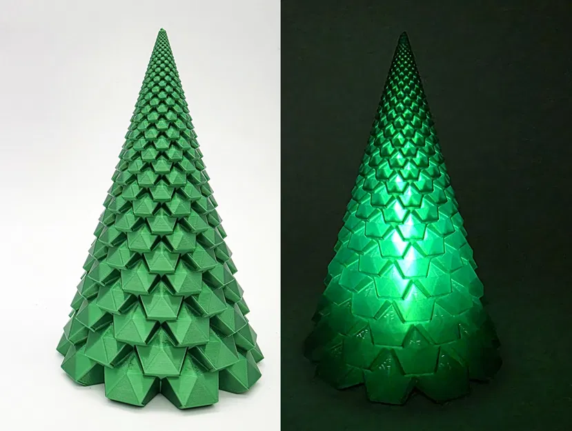 Cây Pha Lê - Chân Nến LED Chế Độ Lọ - Image 1