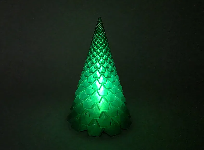 Cây Pha Lê - Chân Nến LED Chế Độ Lọ - Image 4