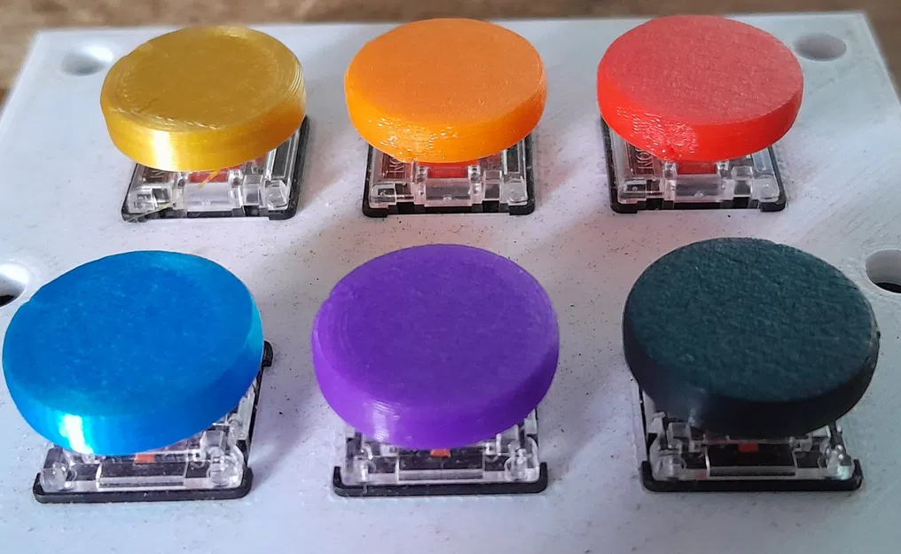 Keycap Cherry MX Low Profile Redragon ZT04-Red-30 - Image 2