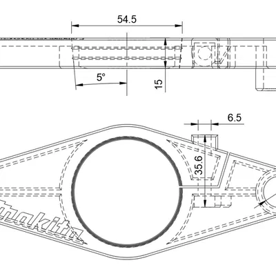 Máy khoan thùng di động cho Makita DHP480 và tương tự