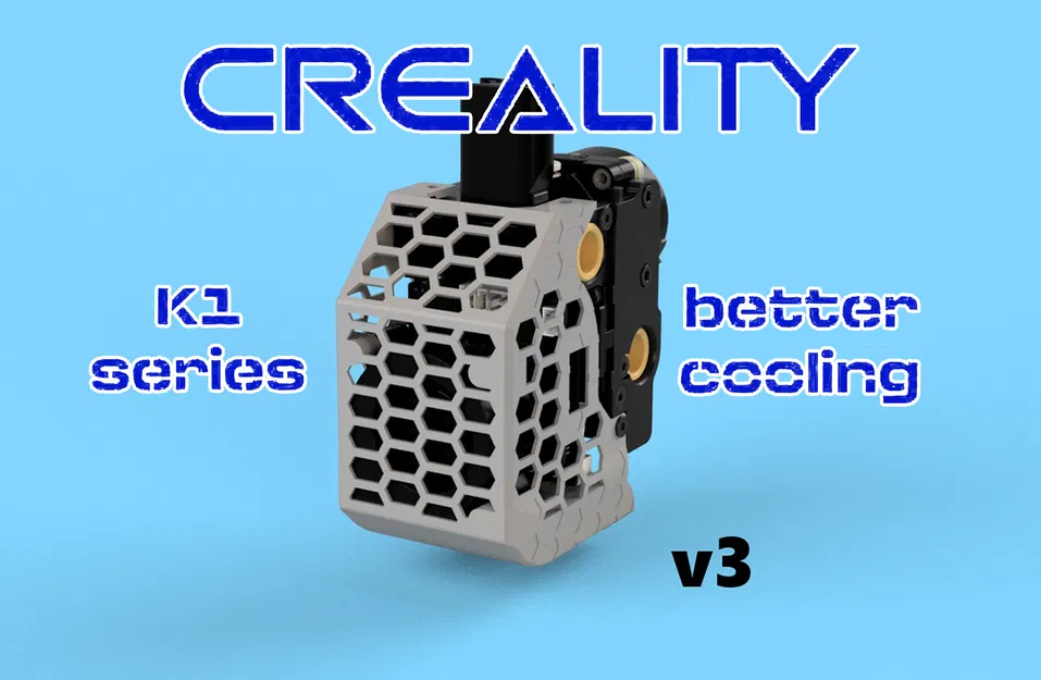 Vỏ Đầu In Hiệu Suất Cao V3 Cho Dòng Creality K1 (Tổ Ong) - Image 1