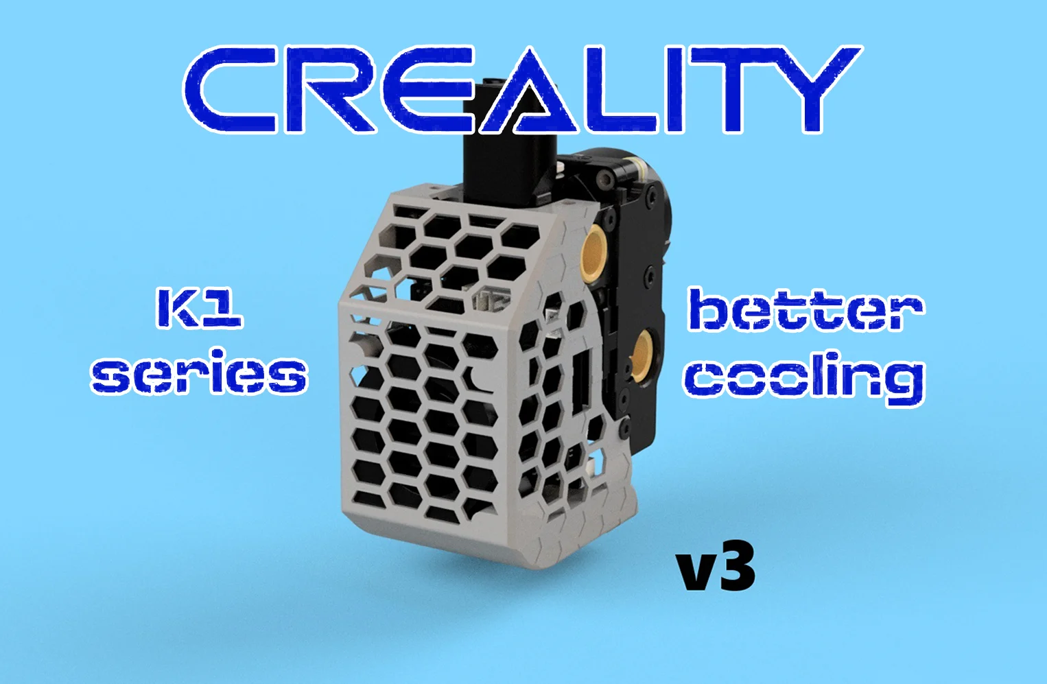 Vỏ Đầu In Hiệu Suất Cao V3 Cho Dòng Creality K1 (Tổ Ong) 1