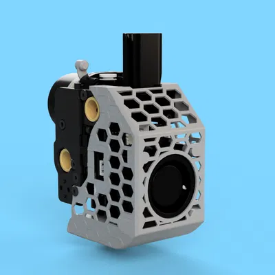 Vỏ Đầu In Hiệu Suất Cao V3 Cho Dòng Creality K1 (Tổ Ong)