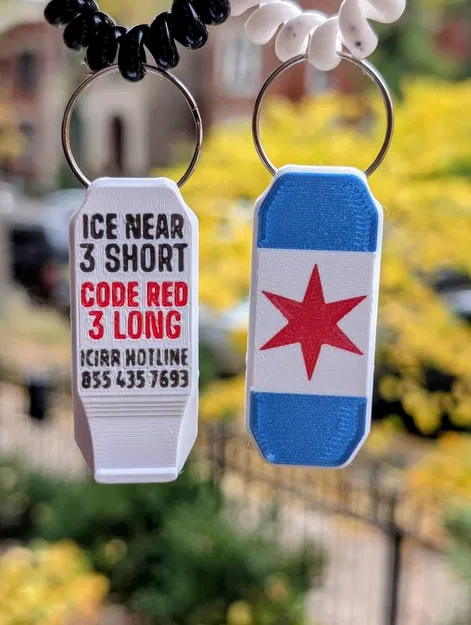 Còi Báo Động Khẩn Cấp Cờ Chicago Lớn Tiếng - Image 1