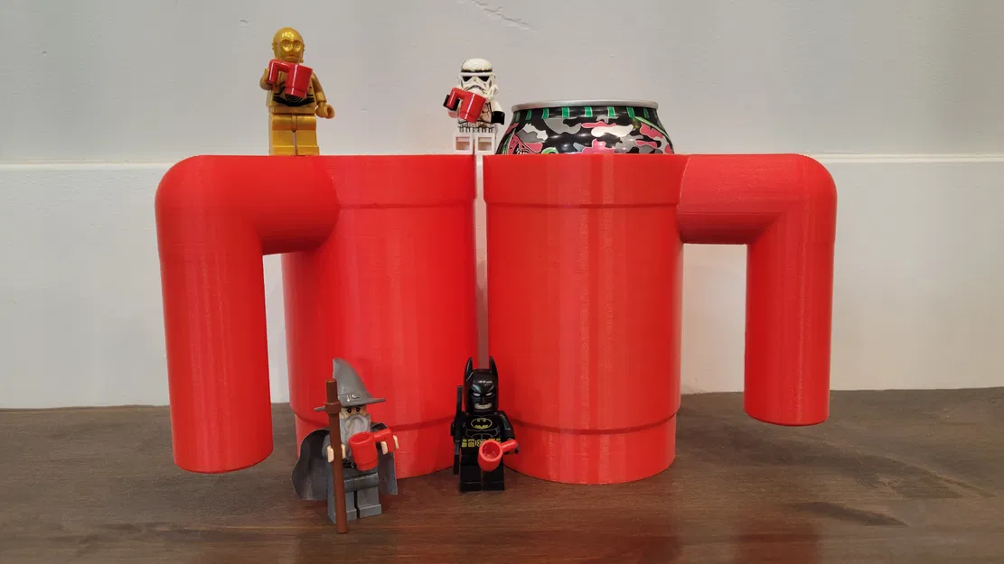 Giá đỡ lon nước ngọt Lego - Image 1