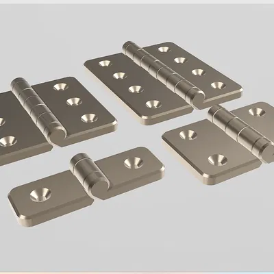 Bản lề chắc chắn, in liền