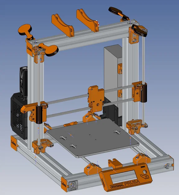 Biến thể Prusa i3 MK2-X với thanh nhôm định hình 40mmx40mm - Image 1