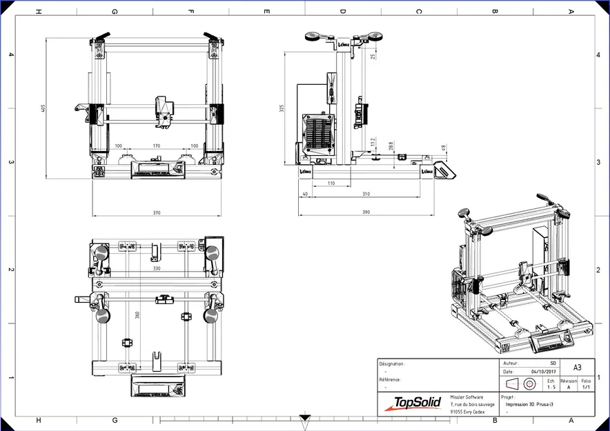 Biến thể Prusa i3 MK2-X với thanh nhôm định hình 40mmx40mm - Image 2