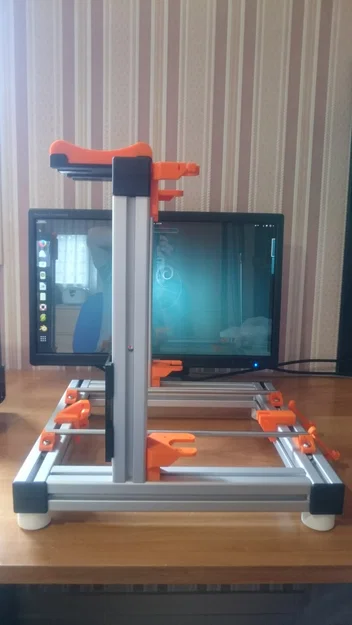 Biến thể Prusa i3 MK2-X với thanh nhôm định hình 40mmx40mm - Image 4