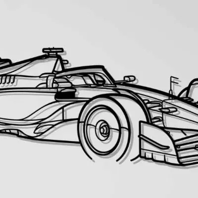 Nghệ thuật Treo Tường Góc F1 Ferrari SF-24