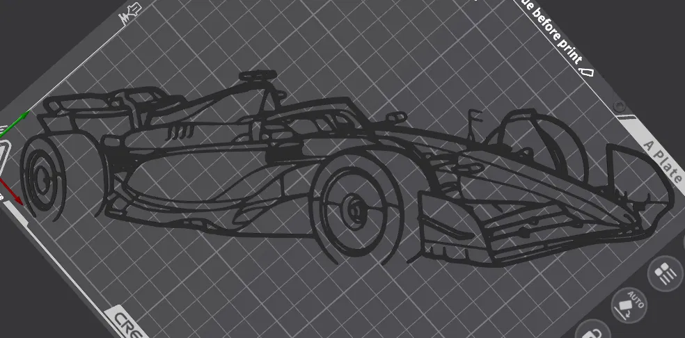 Nghệ thuật Treo Tường Góc F1 Ferrari SF-24 - Image 2