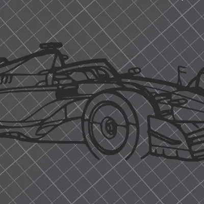 Nghệ thuật Treo Tường Góc F1 Ferrari SF-24