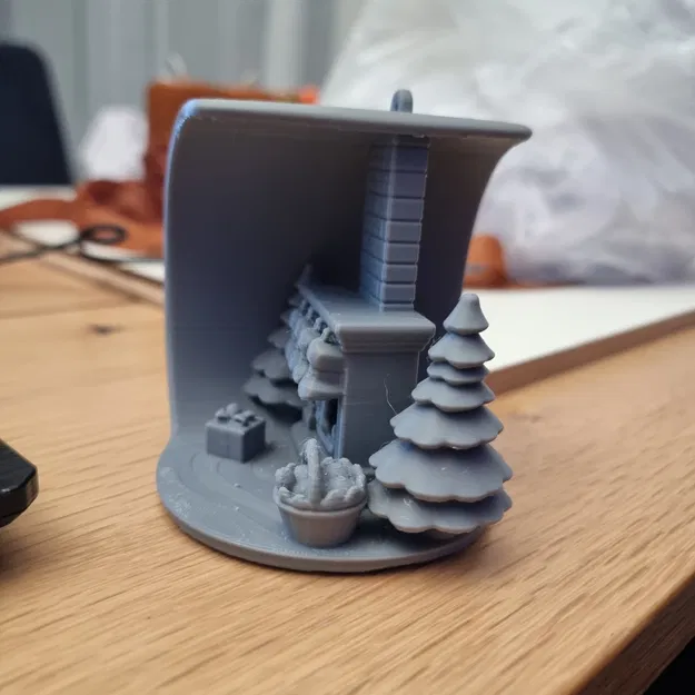 Mô hình trang trí lò sưởi Giáng Sinh - Image 2