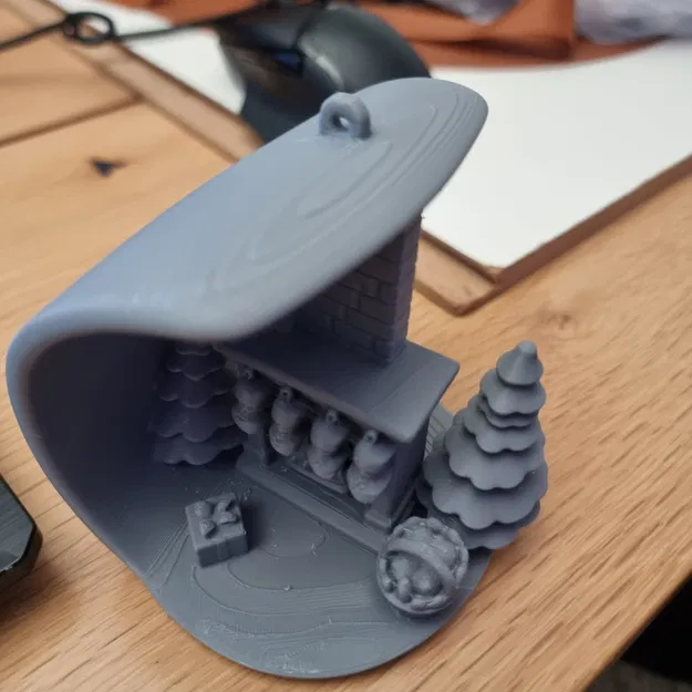 Mô hình trang trí lò sưởi Giáng Sinh - Image 3