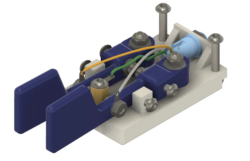 Cần Gạt Morse Code Iambic Có Bạc Đạn và Hồi Từ - Image 1