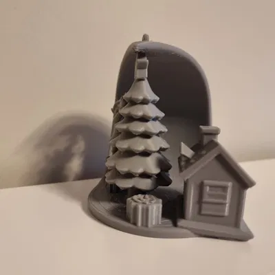 Mô hình Làng Yêu Tinh Trang Trí Giáng Sinh