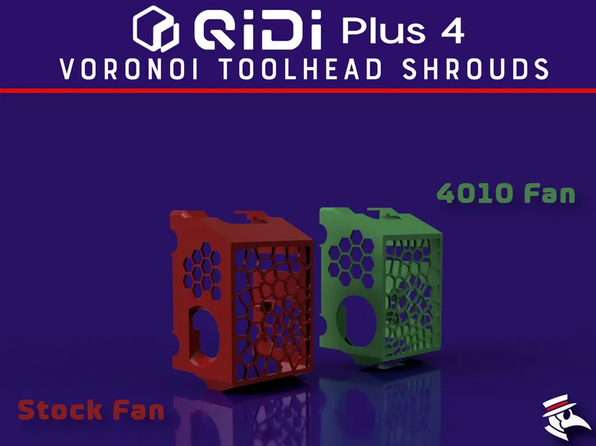 Chụp Đầu Phun Qidi Plus 4 Phong Cách Voronoi - Image 1