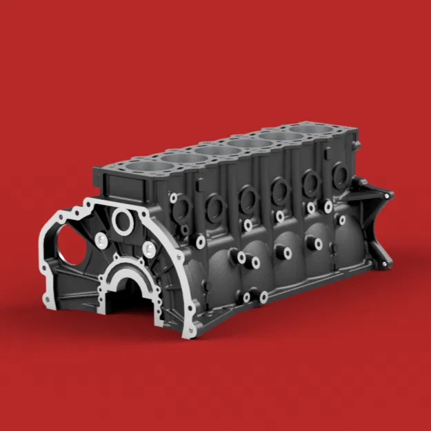 Mô Hình Khối Động Cơ 2JZ Tỷ Lệ 1:1 - Image 2