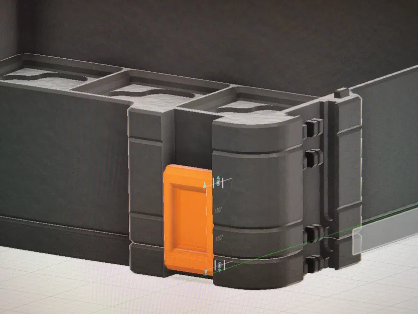 Hộp lưu trữ Gridfinity có bản lề FlipOver (lật nắp lại để tiết kiệm không gian) - Image 9