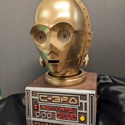 Đầu C-3PO Hoạt Hình (Animated C-3PO Head)