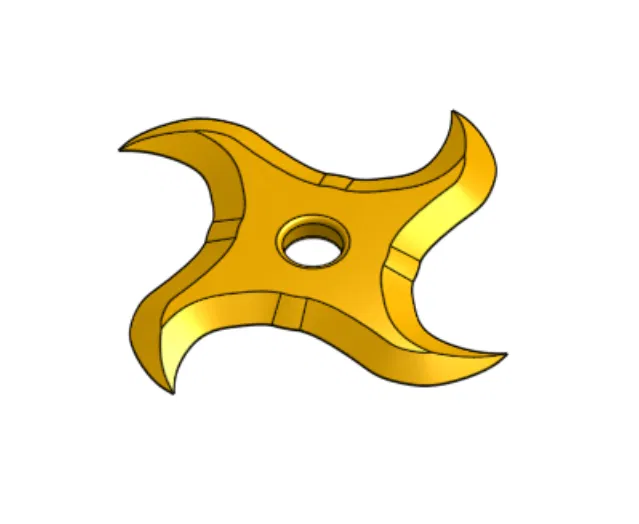 Ninja Star 8 - Mô Hình In 3D - Image 1