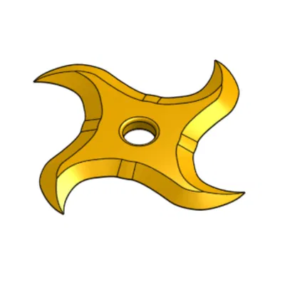 Ninja Star 8 - Mô Hình In 3D