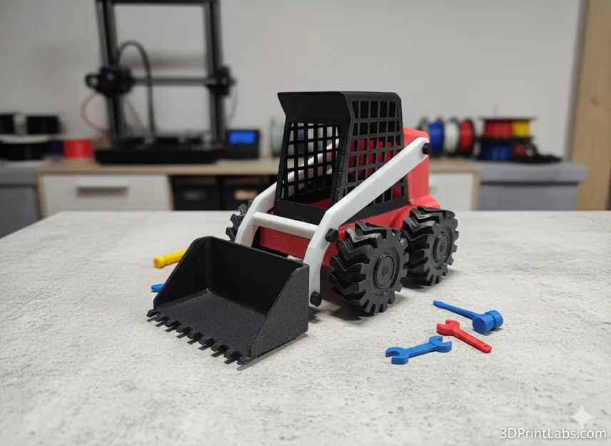 Xe xúc lật (In dễ - KHÔNG CẦN SUPPORT) - Image 1